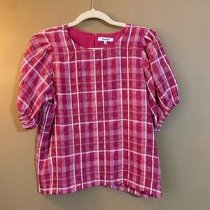 Madewell Plaid Top